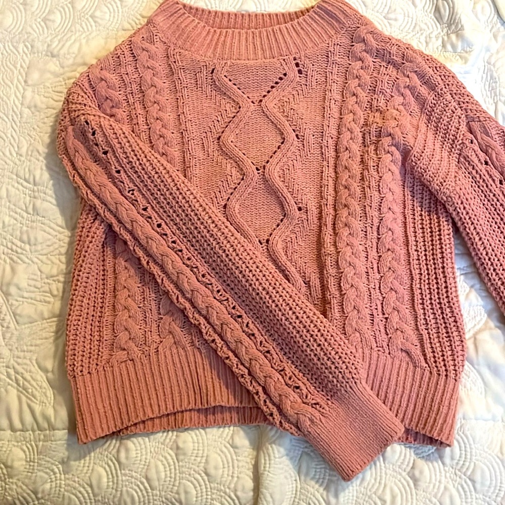 New pink sweater